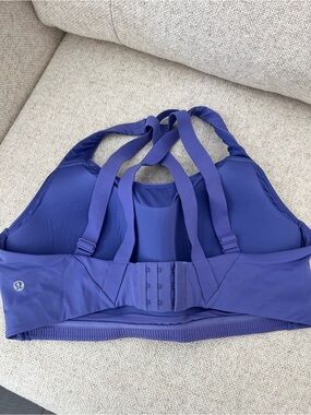 lululemon athletica Strappy Purple Support Sports Bra